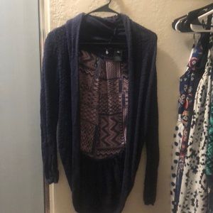 Purple knitted cardigan from Nordstrom